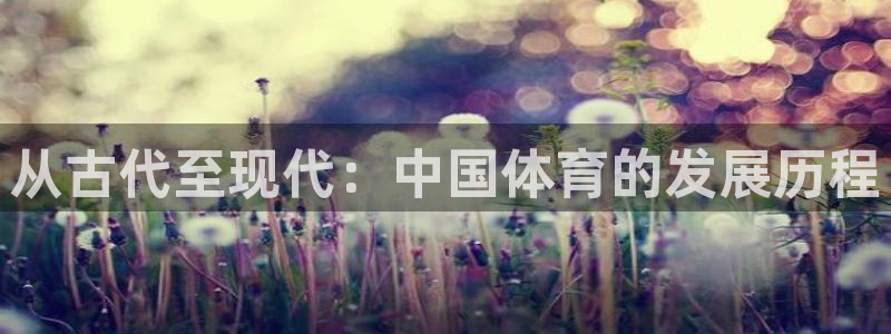JJB竞技宝官网下载是干嘛的公司:从古代至现代:中国体育的发